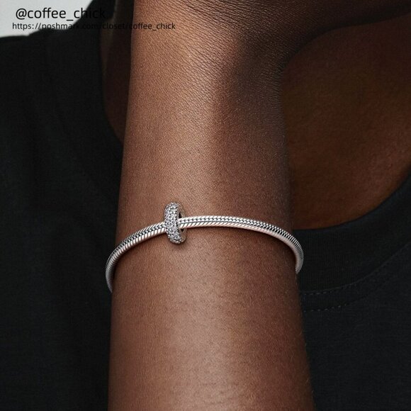 Pandora Inspiration Within Spacer with Clear CZ|Pendant - Picture 2 of 2